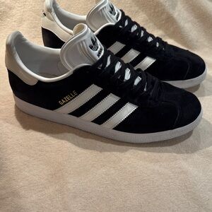 Adidas Gazelle Black Suede Sneakers
